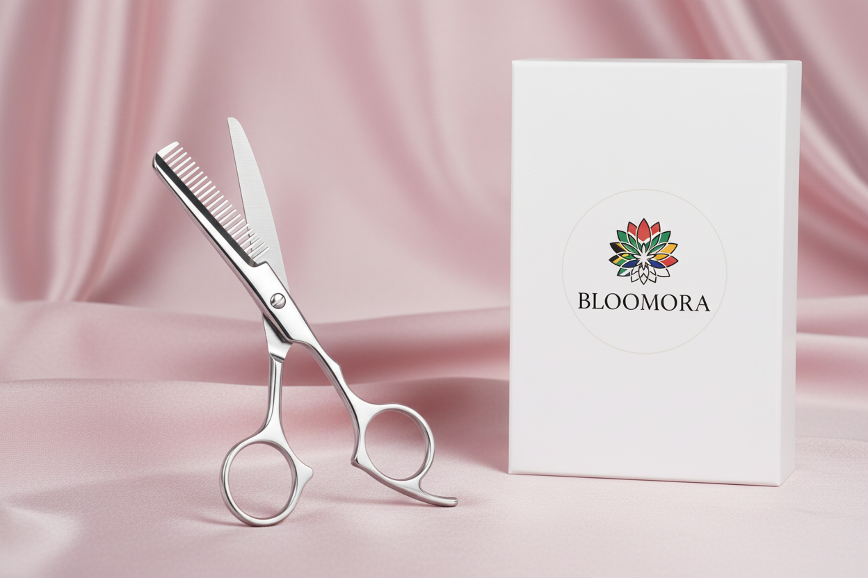 Bloomora Eyebrow Scissors with Correct Logo